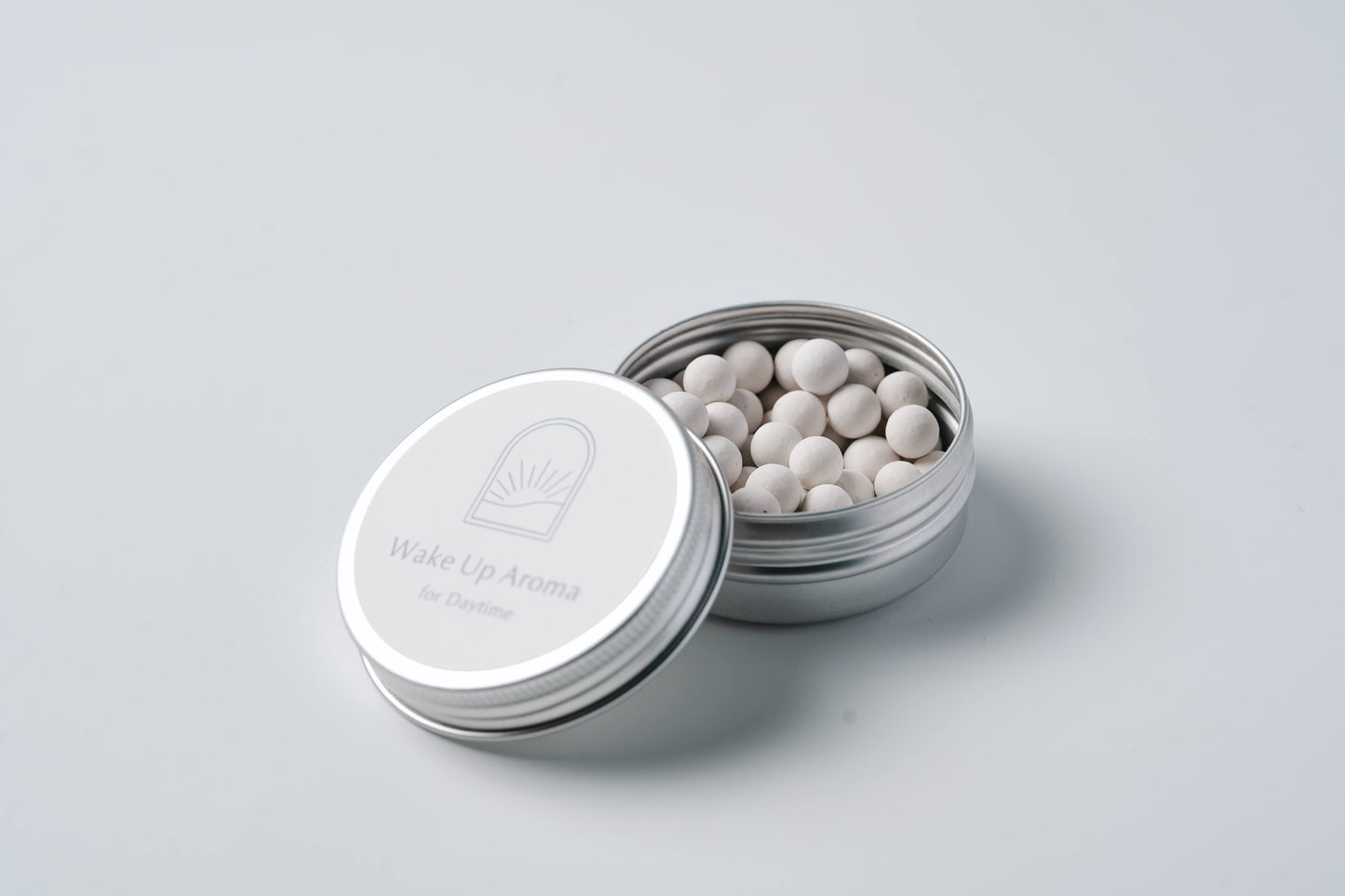 アロマボール缶 小(new)WakeUpラベル