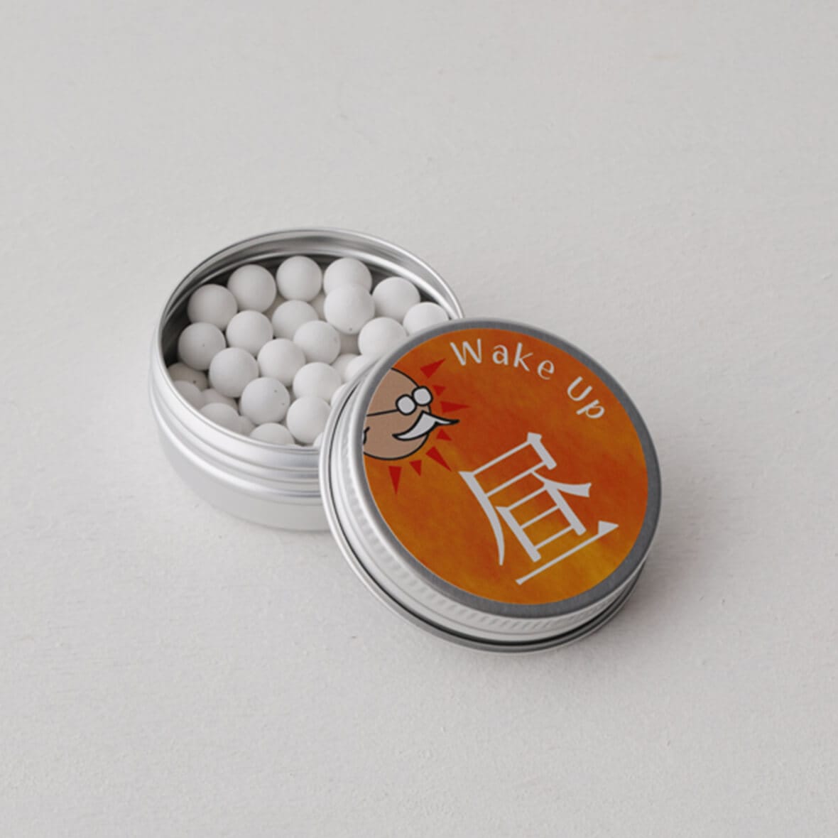 Aroma Ball Can Small Wake up Label