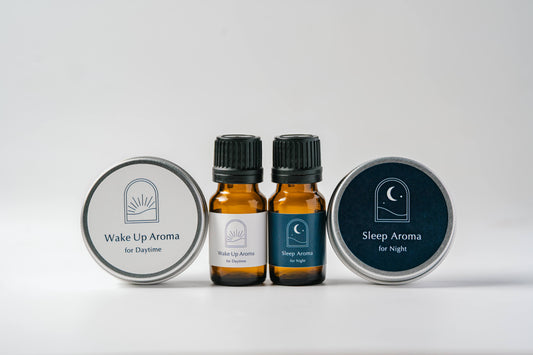WakeUp(昼用アロマ) & Sleep Aroma(夜用アロマ) +アロマボール(小)セット