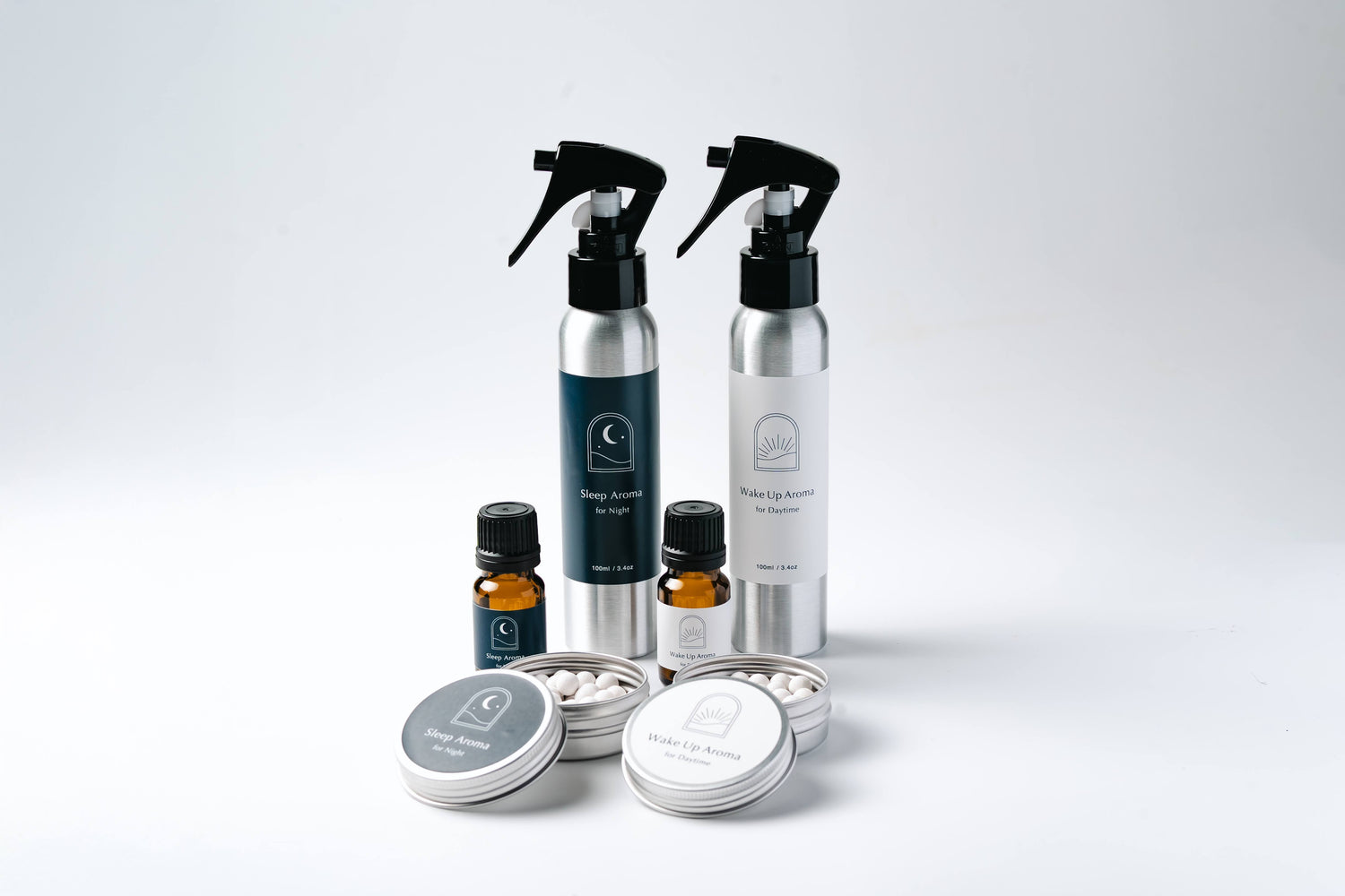 WakeUp【昼用】/ Sleep Aroma【夜用】 オイル＆スプレー 全セット