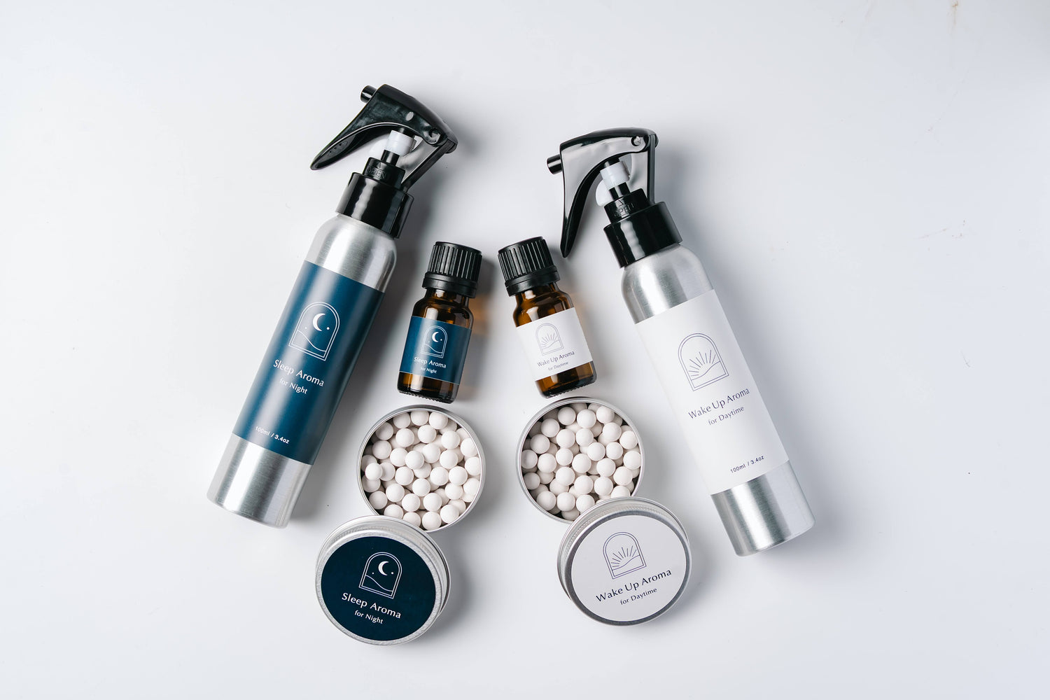 WakeUp【昼用】/ Sleep Aroma【夜用】 オイル＆スプレー 全セット