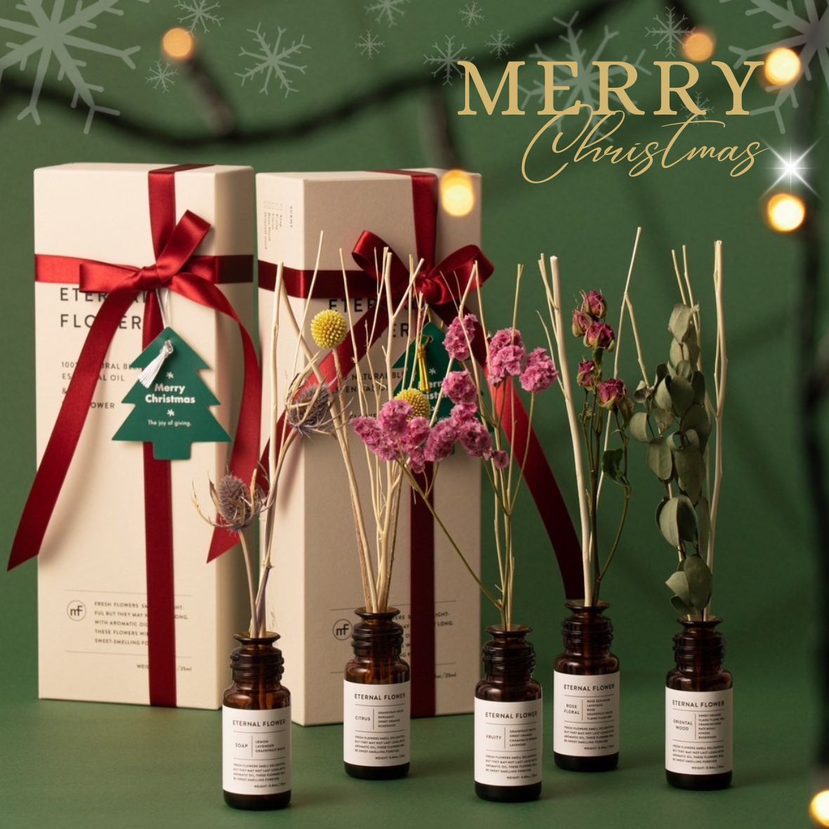 【Christmas Version 】 ETERNAL FLOWER（巾着付き）