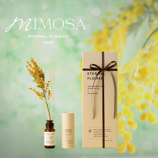 【母の日おすすめ】 ETERNAL FLOWER ミモザ 巾着付き