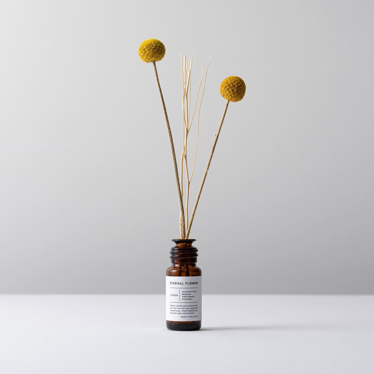 GOLD 黄色のクラスペディアを使用したETERNAL FLOWER